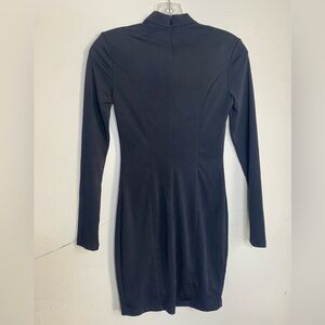 Sophisticated Black Long Sleeve Dress